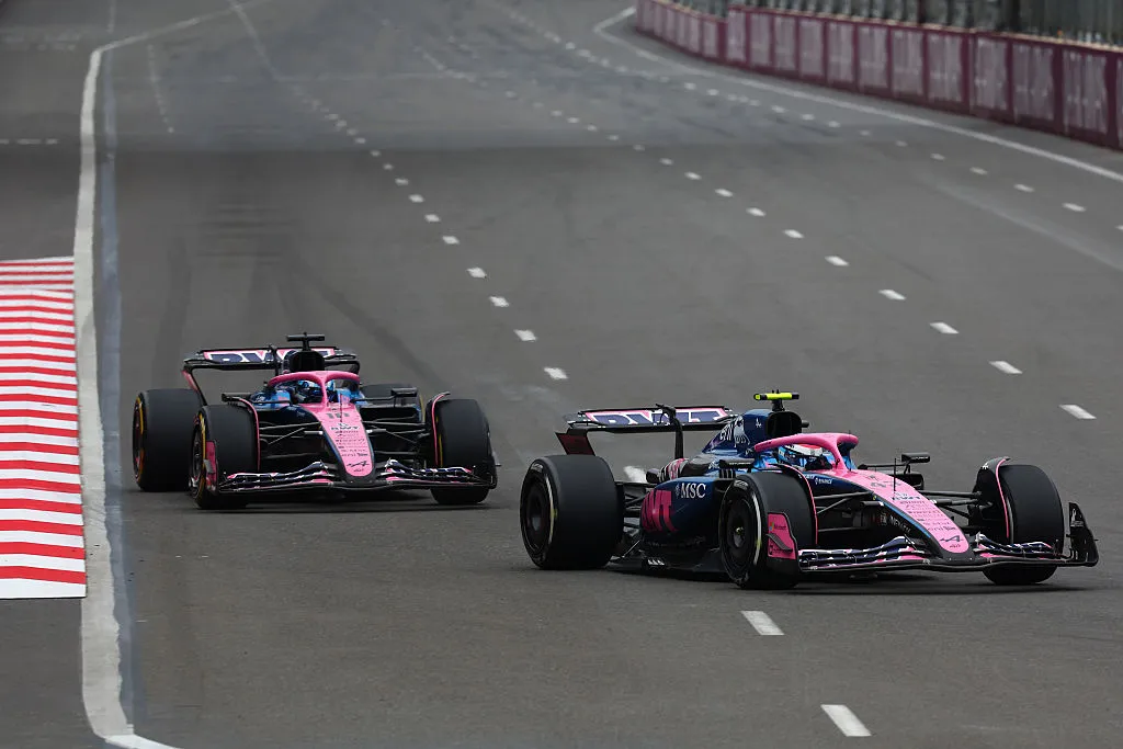 Pierre Gasly y Franco Colapinto están cada vez más parejos en pista. (Getty)