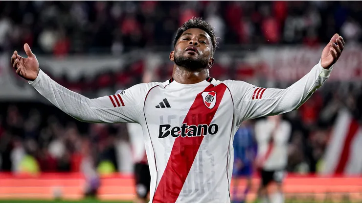 Miguel Borja, delantero de River.