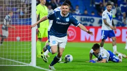 Adrián Martínez anotó el gol de la victoria por 1-0 de Racing ante Vélez en Liniers por el partido de ida de los cuartos de final de la Copa Libertadores 2025.