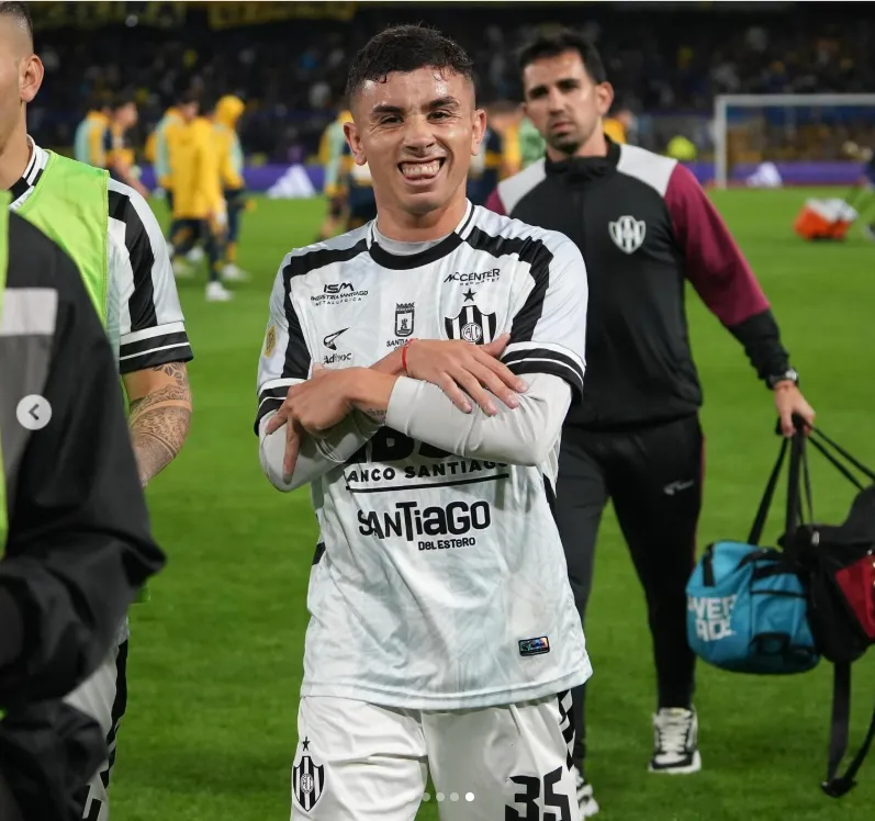 Así se retiró Franco Alfonso de La Bombonera. (Foto: @franco.alfonsoo).