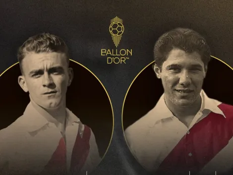 River presumió ser el único equipo argentino en haber formado a dos ganadores del Balón de Oro
