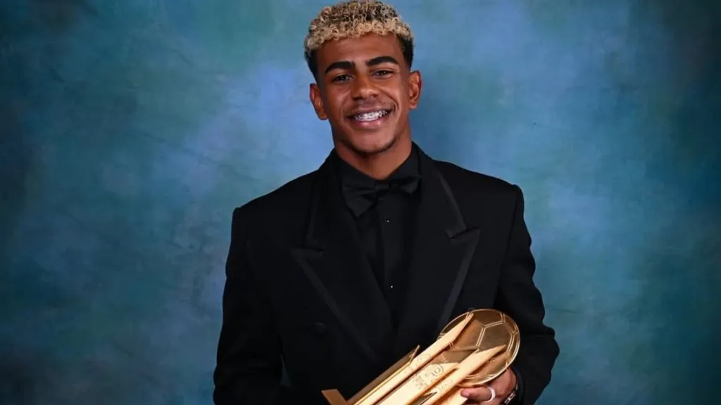 Lamine Yamal se quedó con el Premio Kopa por segunda ocasión.