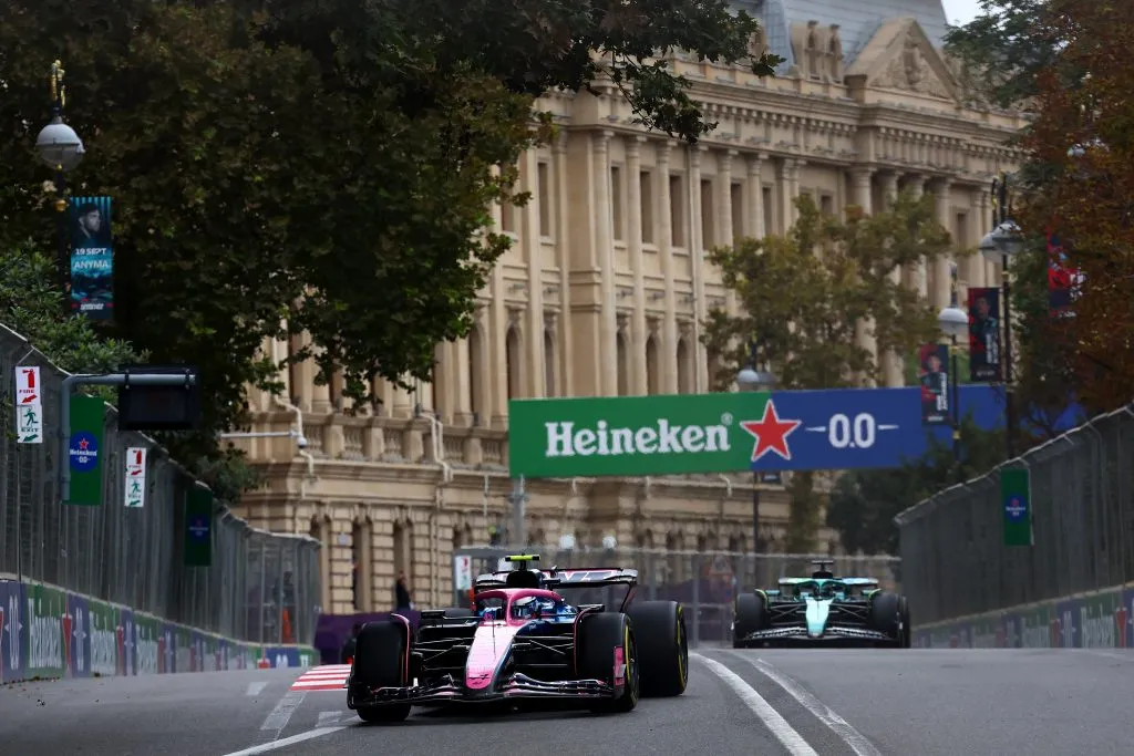 Franco Colapinto en Bakú (Getty)