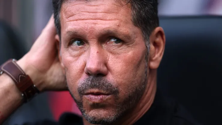 Diego Simeone, DT de Atlético de Madrid.