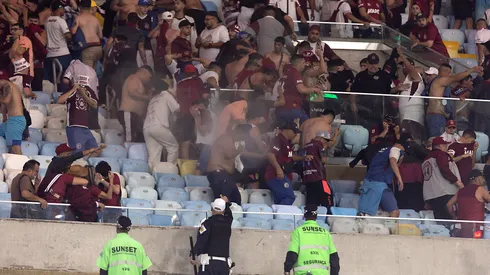Incidentes en Fluminense vs. Lanús.
