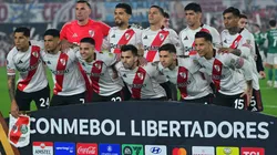 El equipo de River ante Palmeiras.
