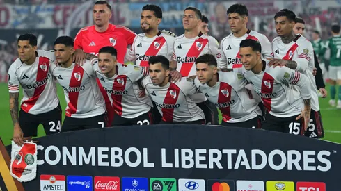 El equipo de River ante Palmeiras.