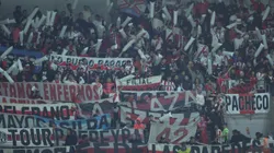 La hinchada de River en Allianz Parque.