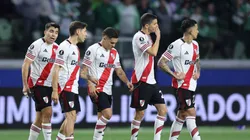 El equipo de River se lamentó la eliminación ante Palmeiras.