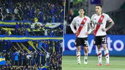 Los hinchas de Boca sacaron chapa de sus antecedentes con Palmeiras tras la eliminación de River de la Copa Libertadores.
