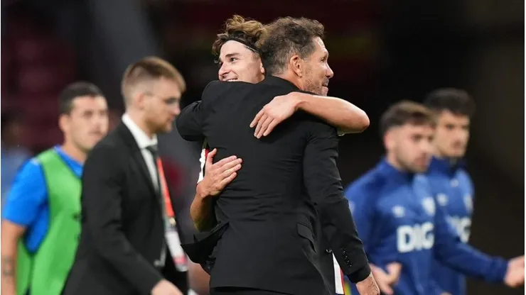 Diego Simeone dijo que espera que Julián Alvarez se quede mucho tiempo en el Atlético de Madrid.