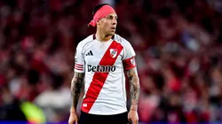 Enzo Pérez con la camiseta de River.