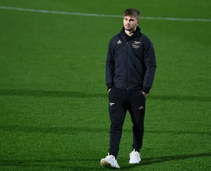 Billy Vigar durante su etapa en Arsenal. (@Billy.vigar)