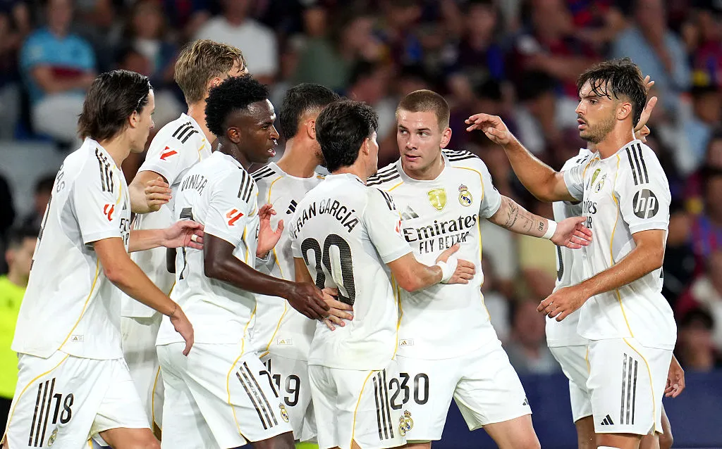 El Real Madrid inició la temporada con puntaje perfecto, ganando todos sus partidos. (Getty)