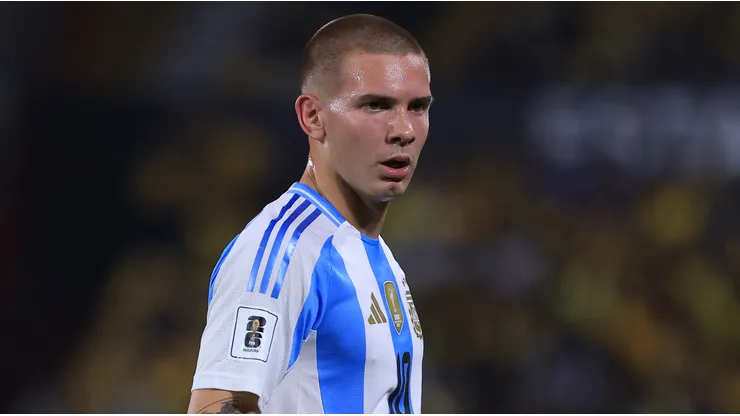 Franco Mastantuono no juega vs. Venezuela.