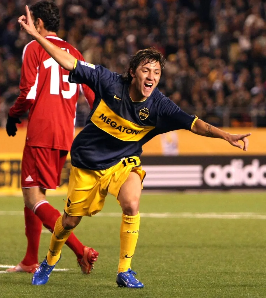 Neri Cardozo en Boca en 2007. (Foto: Getty).