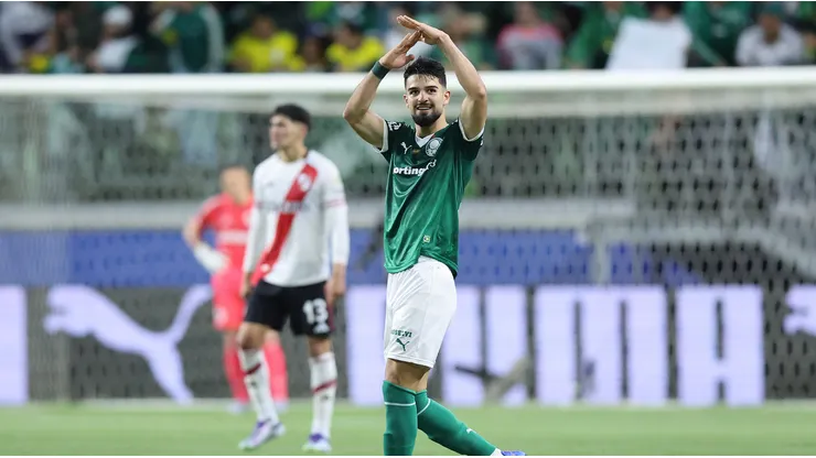 José López, una de las figuras de los cuartos de final de la Copa Libertadores.