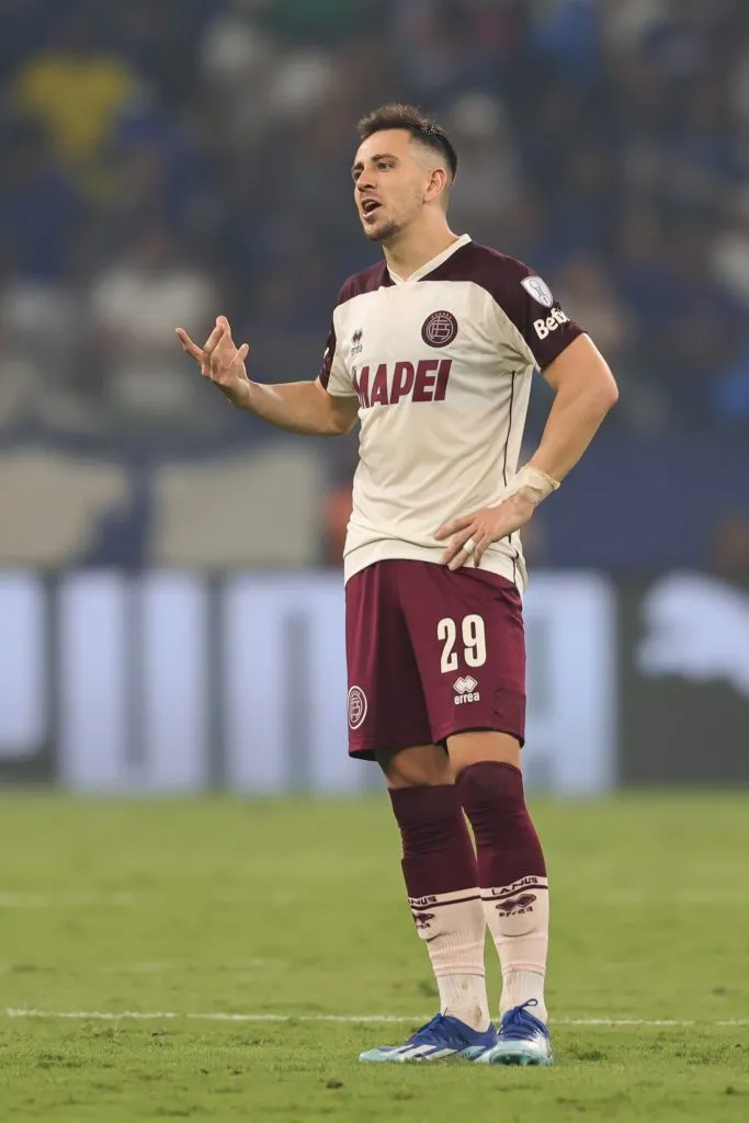Felipe Peña Biafore en Lanús. (Foto: Getty).