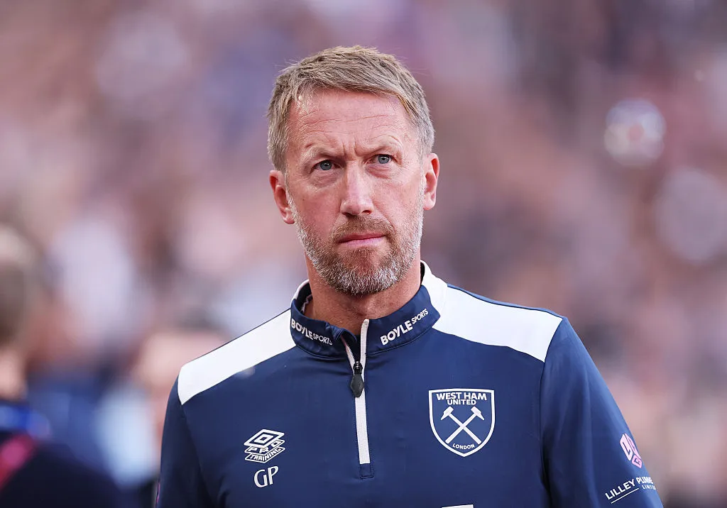 Graham Potter se quedó sin trabajo en West Ham. (Getty)