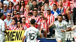 Mbappé celebra su gol ante Atlético de Madrid.