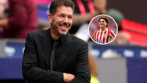 El Cholo Simeone se rindió ante Julián Álvarez