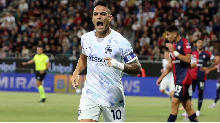 El golazo de cabeza de Lautaro Martínez en Inter vs. Cagliari por la Serie A