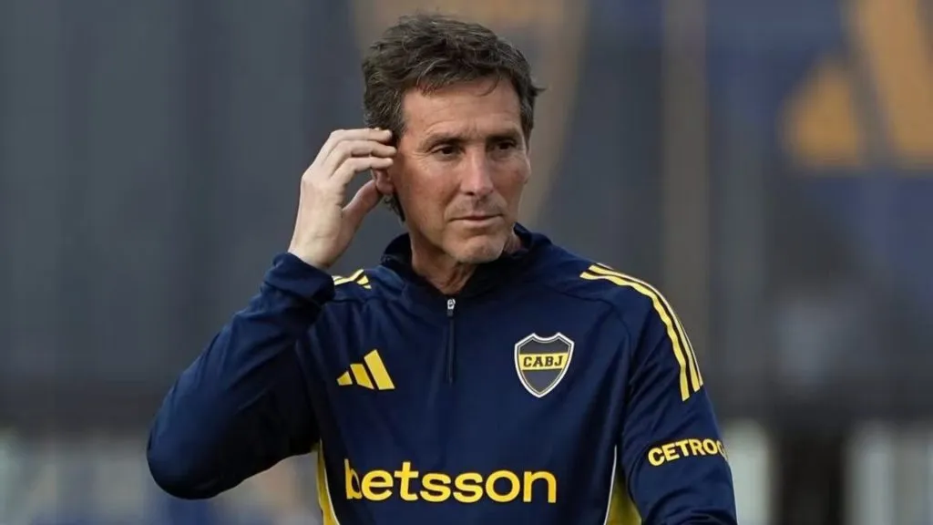 Claudio Úbeda, integrante del cuerpo técnico de Boca.