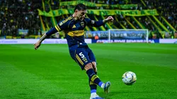 Leandro Paredes, autor del gol de Boca ante Defensa y Justicia.