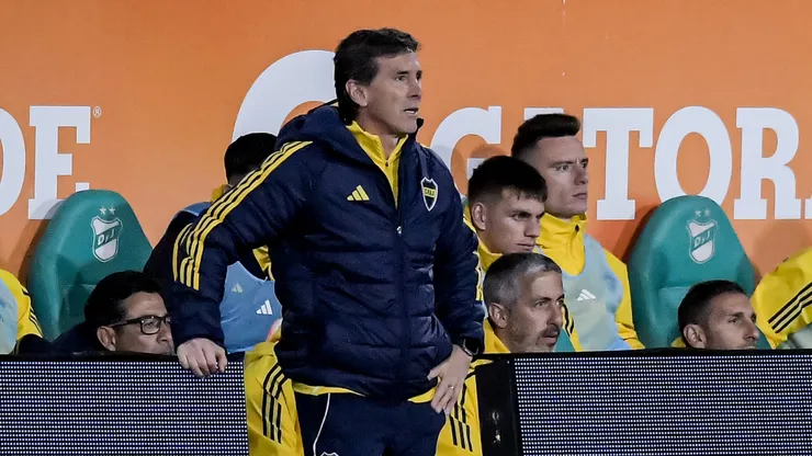 Claudio Úbeda, el DT de Boca.