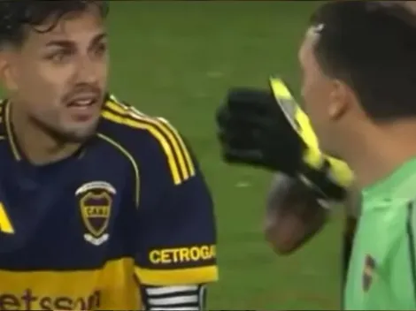 No se vio en TV: se filtró el video de la bronca de Paredes con Marchesín en la derrota de Boca ante Defensa y Justicia