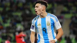 Alejo Sarco, autor de dos goles en Argentina ante Cuba por el Mundial Sub 20.