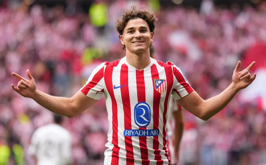 Julián Álvarez, delantero argentino de Atlético de Madrid. (Getty Images)