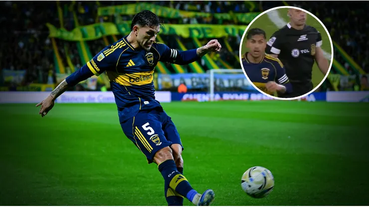 Paredes protagonizó diversos momentos de tensión en la caída de Boca ante Defensa y Justicia.