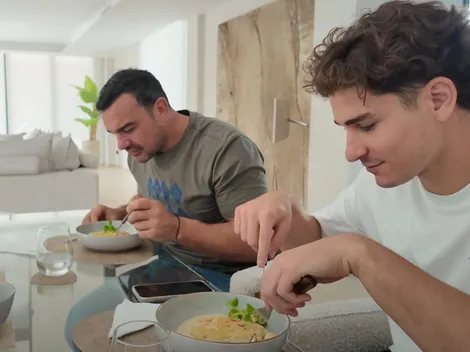 La intimidad de Julián Alvarez, de la dieta saludable, a la chef privada y los permitidos cuando la rompe: "Tres milanesas"