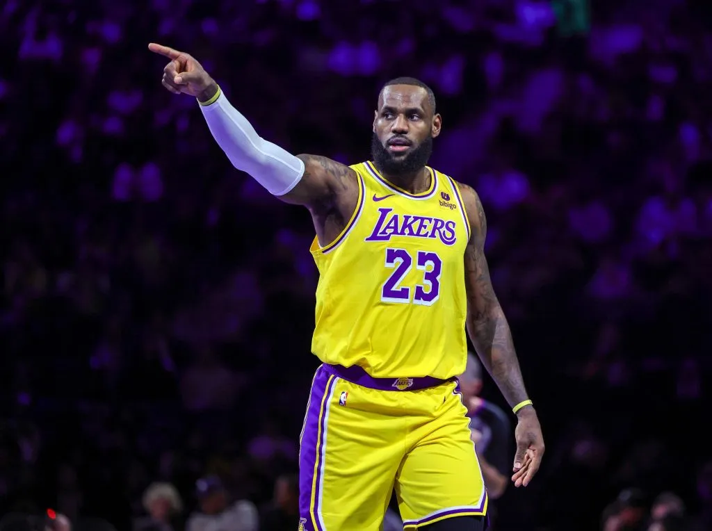 LeBron James, máxima figura de Los Angeles Lakers. (Getty Images)
