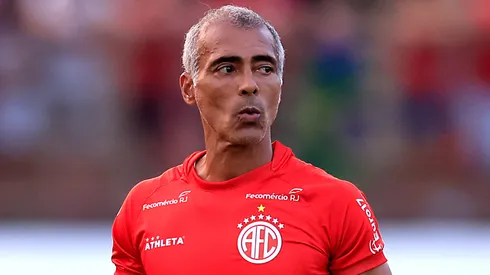 Romario, leyenda del fútbol de Brasil.