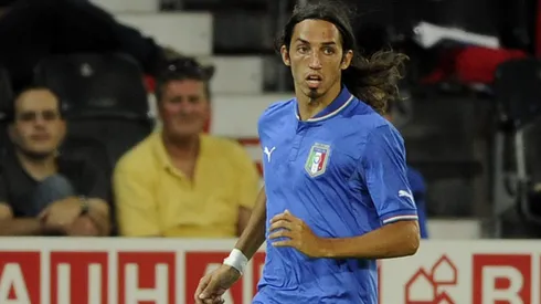 BERN, SWITZERLAND – AUGUST 15: Matias Ezequiel Schelotto of Italy in action during the international friendly match between England and Italy at Stade de Suisse, Wankdorf on August 15, 2012 in Bern, Switzerland. (Photo by Claudio Villa/Getty Images)