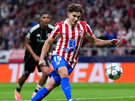 Julián Álvarez picó el penal y marcó un golazo para la paliza de Atlético de Madrid vs. Eintracht Frankfurt por la Champions League