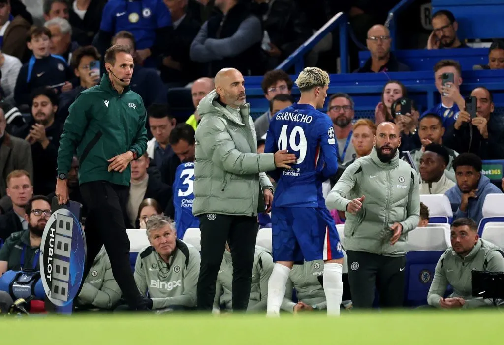 Garnacho fue elogiado por Enzo Maresca. (Getty)