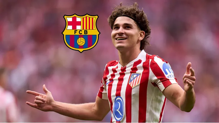 Julián Alvarez, ante los rumores que lo vinculan con el Barcelona, dijo que tiene la mente puesta en el Atlético de Madrid.