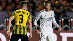 Los medios españoles aprobaron el rendimiento de Franco Mastantuono frente al Kairat por Champions League.