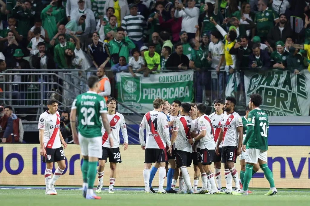 River perdió los dos partidos de la serie ante Palmeiras. (Foto de Getty)