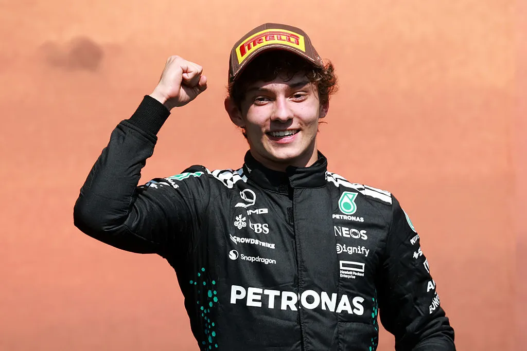 En Canadá, Antonelli sumó su único podio en la F1 hasta el momento. Apenas tiene 19 años. (Getty)