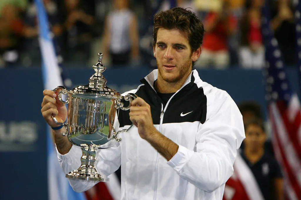 Juan Martín Del Potro y su chance de quedar en la historia. (Getty)