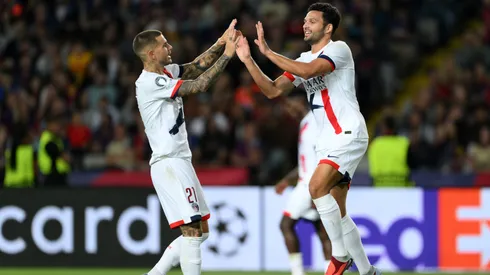 Gonçalo Ramos celebra su gol ante Barcelona.