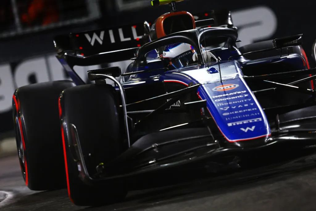 En 2024, Colapinto terminó 11 en el Gran Premio de Singapur. (Getty)