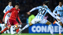 River y Racing en el mano a mano por la Copa Libertadores 2018.