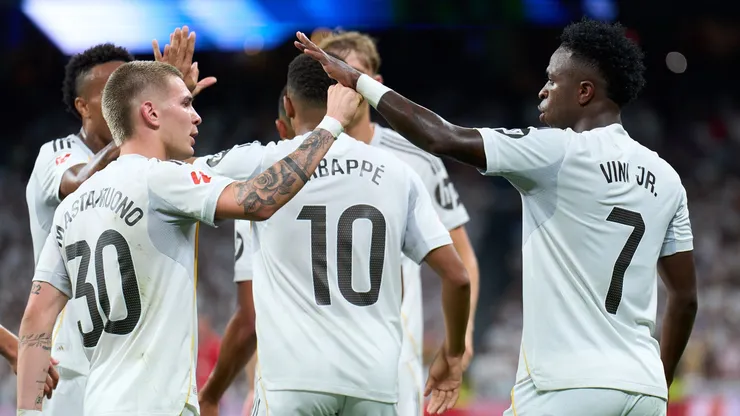 Franco Mastantuono y Vinícius Jr. en Real Madrid.