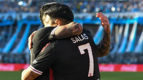 Salas abrió la cuenta para River.