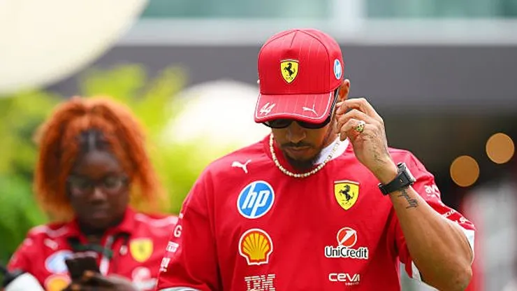Lewis Hamilton, piloto de Ferrari.